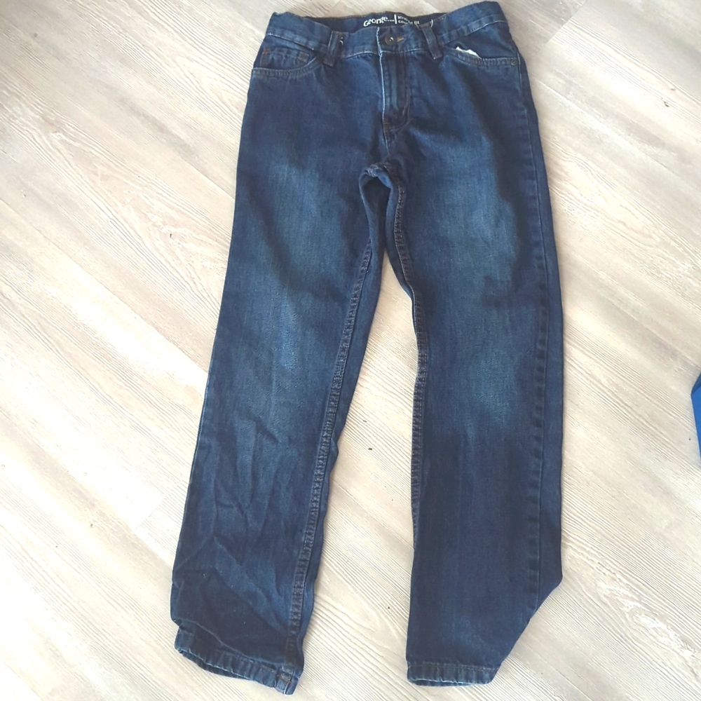 2 for $20 Boys Straight fit jeans Barely worn Adjustable waist